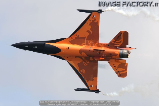 2009-06-26 Zeltweg Airpower 1440 General Dynamics F-16 Fighting Falcon - Dutch Air Force